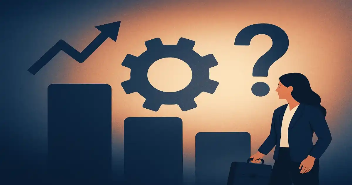 Soft gradient cover with glowing frame representing steady career progress