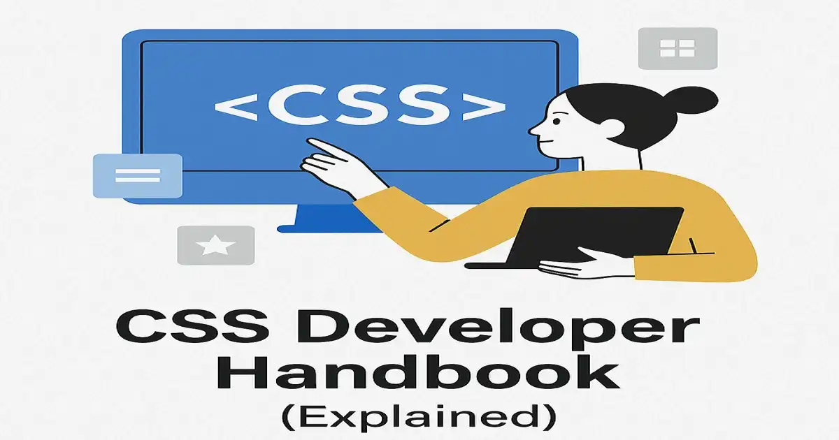 CSS Developer Handbook preview – 16:9 cover image