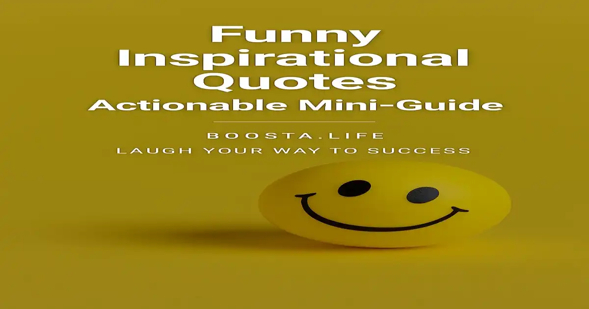 Funny Inspirational Quotes Mini Guide preview cover showing colorful gradient and playful quote graphics