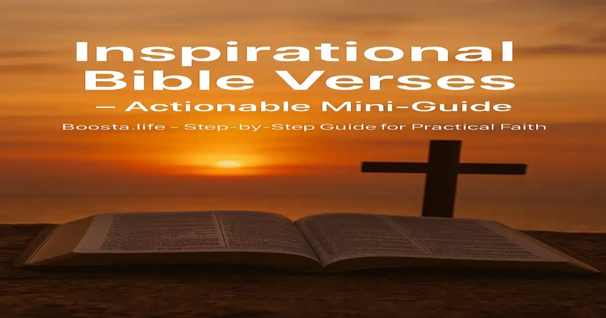 Inspirational Bible Verses Mini Guide preview – 16:9 cover image