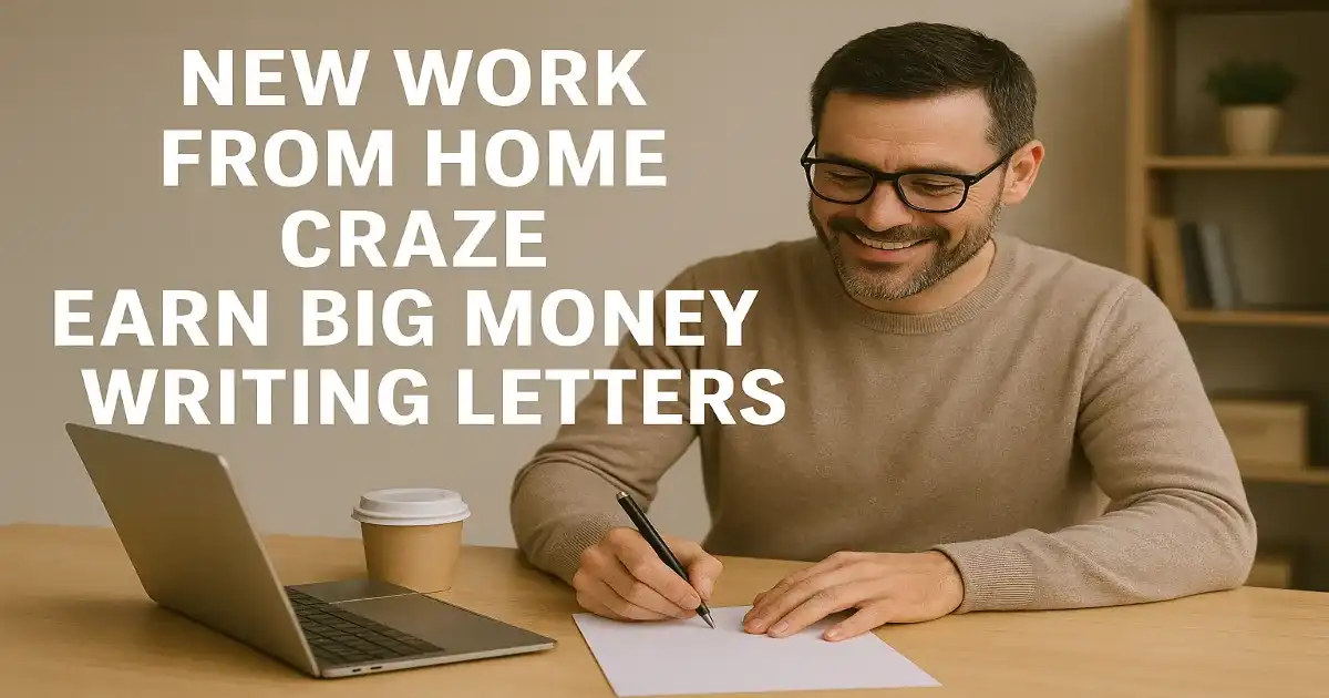 Work from home writing letters – trending side hustle guide